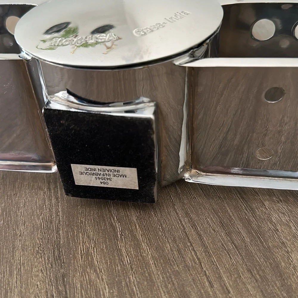 Silver Table Top Airplane Biplane Clock